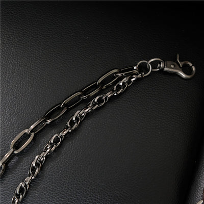 Fashion New Personality Retro Punk Pants Chain Men's Waist Chain Self-defense Accessories Jewelry Hot Sale