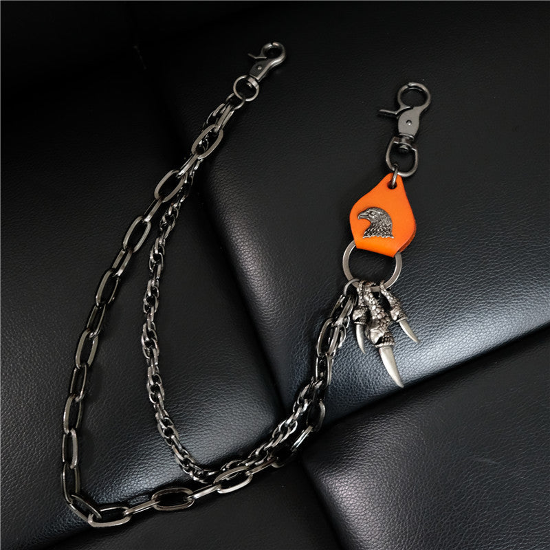 Fashion New Personality Retro Punk Pants Chain Men's Waist Chain Self-defense Accessories Jewelry Hot Sale