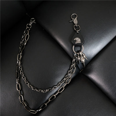 Fashion New Personality Retro Punk Pants Chain Men's Waist Chain Self-defense Accessories Jewelry Hot Sale