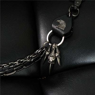 Fashion New Personality Retro Punk Pants Chain Men's Waist Chain Self-defense Accessories Jewelry Hot Sale