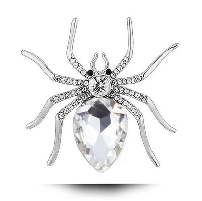 Statement Crystal Spider Brooches for Women Rhinestone Insect Pins & Brooches Wedding Brooch Elegant Accessories