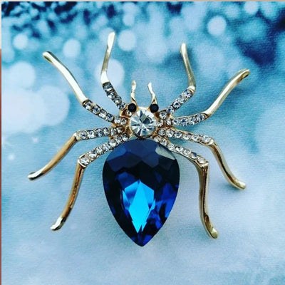 Statement Crystal Spider Brooches for Women Rhinestone Insect Pins & Brooches Wedding Brooch Elegant Accessories