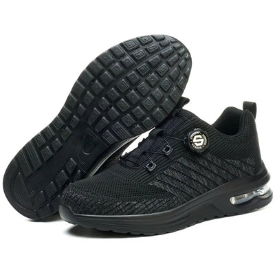 Men's Rotary Buckle Safety Shoes