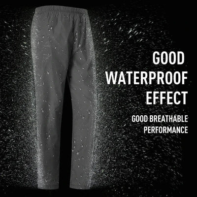 JNLN Men Women Waterproof Hiking Pants Camping Trekking Climbing Rain Pants Unisex Outdoor Sports Quick Dry Mountain Trousers