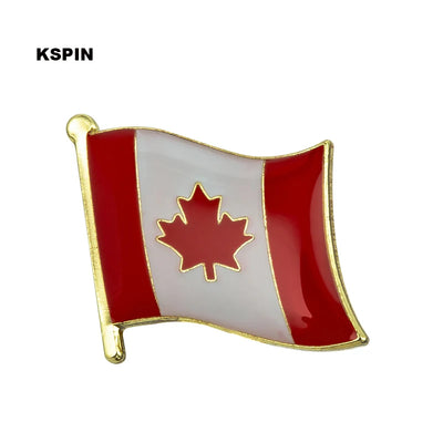 Canada Flag Badge Brooch Natinal Lapel Pins Flag Lapel Pins Country Flag Badge