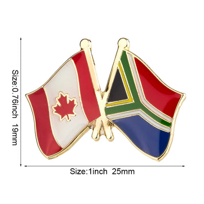 Canada Flag Badge Brooch Natinal Lapel Pins Flag Lapel Pins Country Flag Badge