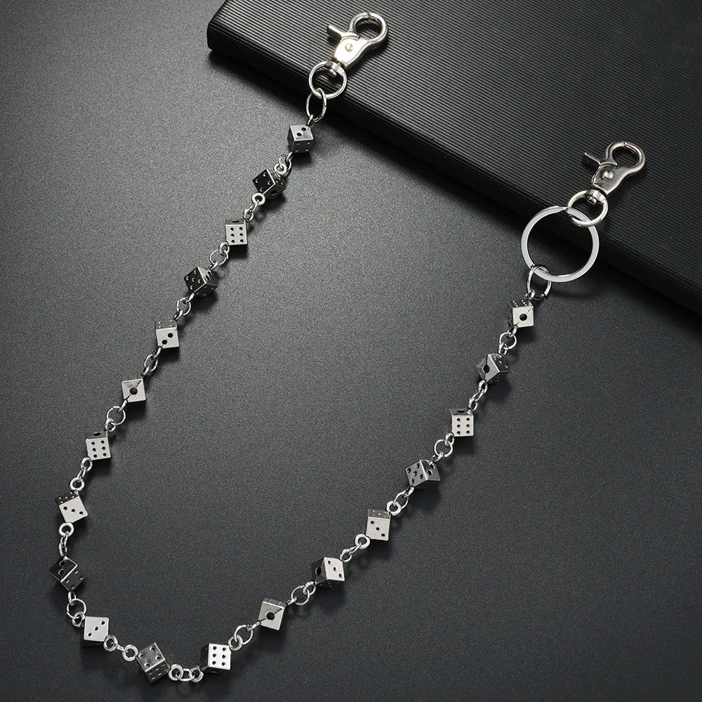 Men's Rock Fashion Metal Investment Pants Chain Body Chain Accessory Trendy Hip Hop Chain Jewelry
