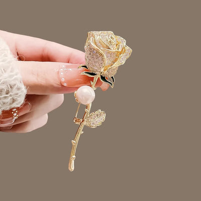 Elegant Silver Color Full of Rhinestone Feather Brooches for Women Men Unisex Luxury Crystal Lapel Safety Pins Party Jewelry