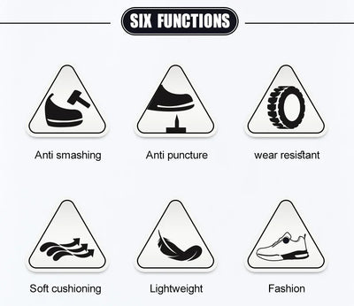 Men's Rotary Buckle Safety Shoes