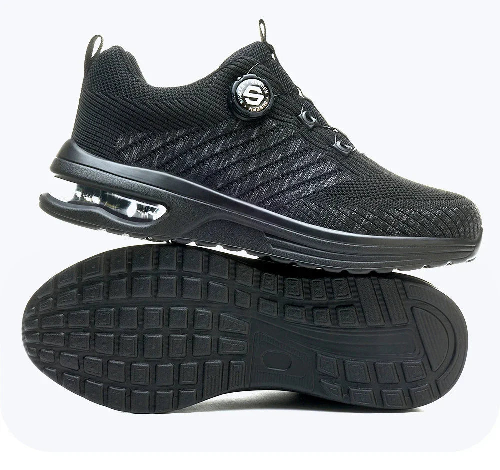 Men's Rotary Buckle Safety Shoes