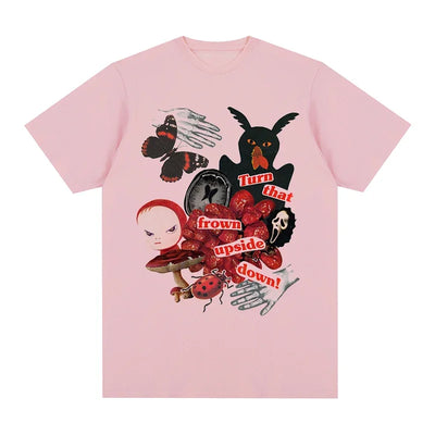 T-shirt Yoshitomo Nara Ukiyoe pour hommes et femmes, en coton, nouvelle volatilité, médicaments