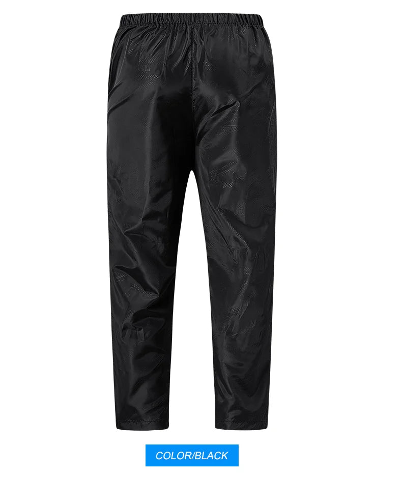 JNLN Men Women Waterproof Hiking Pants Camping Trekking Climbing Rain Pants Unisex Outdoor Sports Quick Dry Mountain Trousers