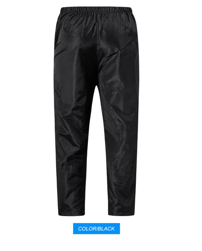 JNLN Men Women Waterproof Hiking Pants Camping Trekking Climbing Rain Pants Unisex Outdoor Sports Quick Dry Mountain Trousers