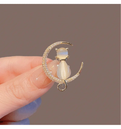Elegant Silver Color Full of Rhinestone Feather Brooches for Women Men Unisex Luxury Crystal Lapel Safety Pins Party Jewelry