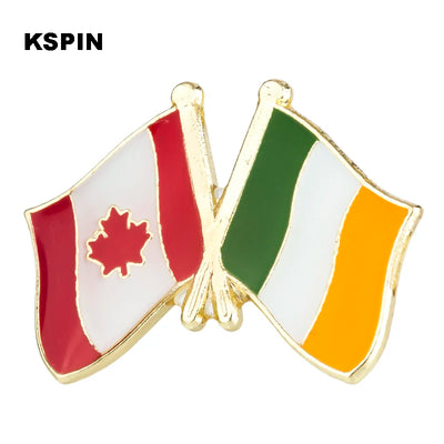 Canada Flag Badge Brooch Natinal Lapel Pins Flag Lapel Pins Country Flag Badge