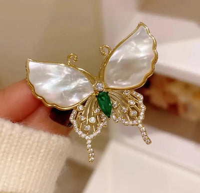 Elegant Silver Color Full of Rhinestone Feather Brooches for Women Men Unisex Luxury Crystal Lapel Safety Pins Party Jewelry