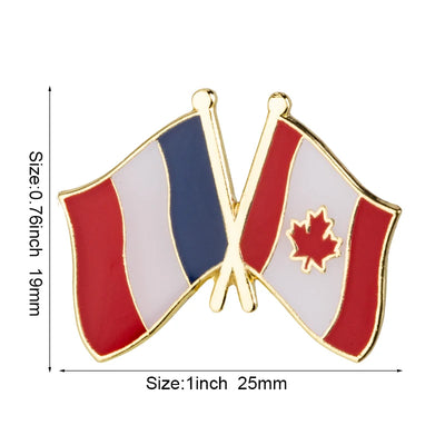 Canada Flag Badge Brooch Natinal Lapel Pins Flag Lapel Pins Country Flag Badge