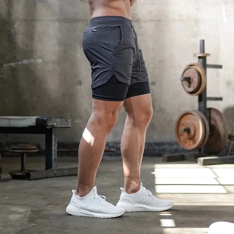 New Men's Padel Sport Shorts Summer Male Breathable Tennis Shorts Quick-Drying Badminton Trousers Outdoor Running Sportwear
