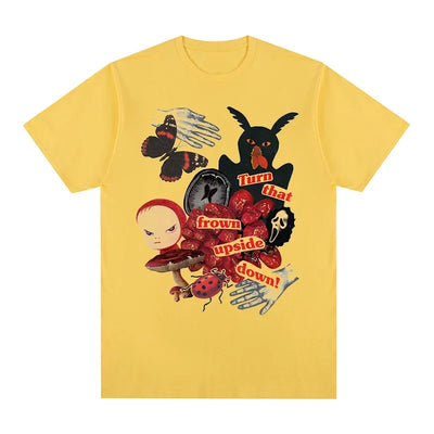 T-shirt Yoshitomo Nara Ukiyoe pour hommes et femmes, en coton, nouvelle volatilité, médicaments