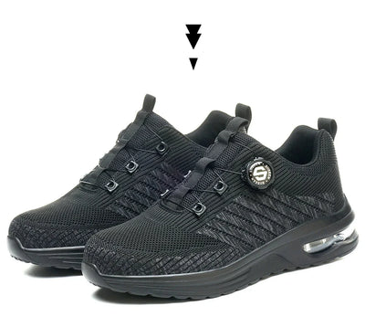 Men's Rotary Buckle Safety Shoes