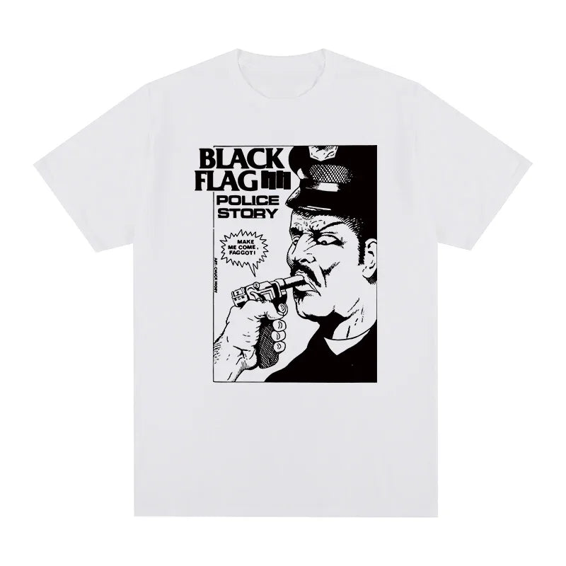 T-shirt en coton avec imprimé Black Feel pour hommes et femmes, streetwear, punk, rock, groupe, nouvelle volatilité, médicaments