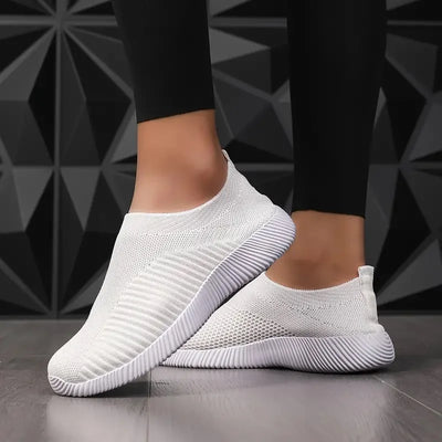 Women's Solid Color Sneakers