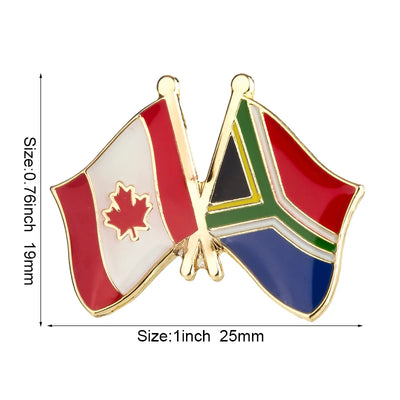 Canada Flag Badge Brooch Natinal Lapel Pins Flag Lapel Pins Country Flag Badge