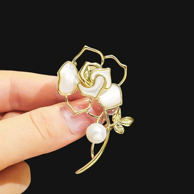 luxury designer jewelry Chain brooches pearl pin  coat accessories brooches for women's clothing free shipping
