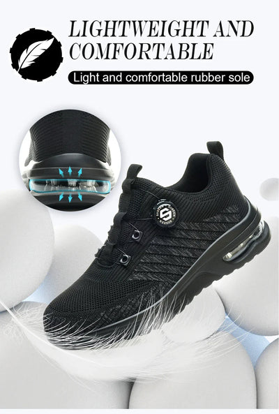 Men's Rotary Buckle Safety Shoes