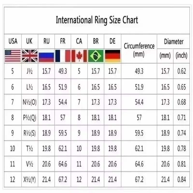 Delicate Men Rings Silver Color Square Red Stone Rings Party Accessories Gift