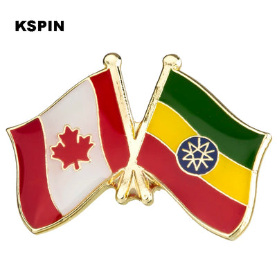 Canada Flag Badge Brooch Natinal Lapel Pins Flag Lapel Pins Country Flag Badge