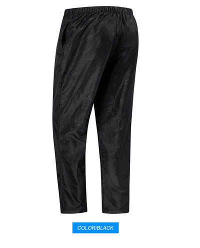 JNLN Men Women Waterproof Hiking Pants Camping Trekking Climbing Rain Pants Unisex Outdoor Sports Quick Dry Mountain Trousers