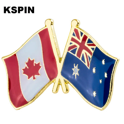 Canada Flag Badge Brooch Natinal Lapel Pins Flag Lapel Pins Country Flag Badge