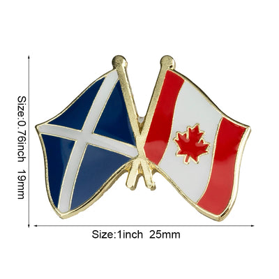 Canada Flag Badge Brooch Natinal Lapel Pins Flag Lapel Pins Country Flag Badge