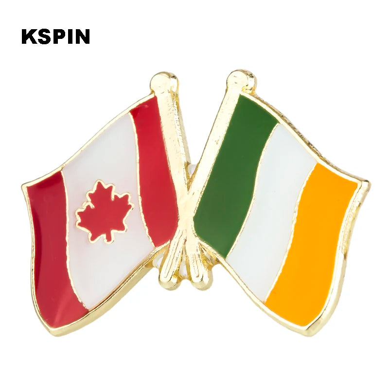 Canada Flag Badge Brooch Natinal Lapel Pins Flag Lapel Pins Country Flag Badge