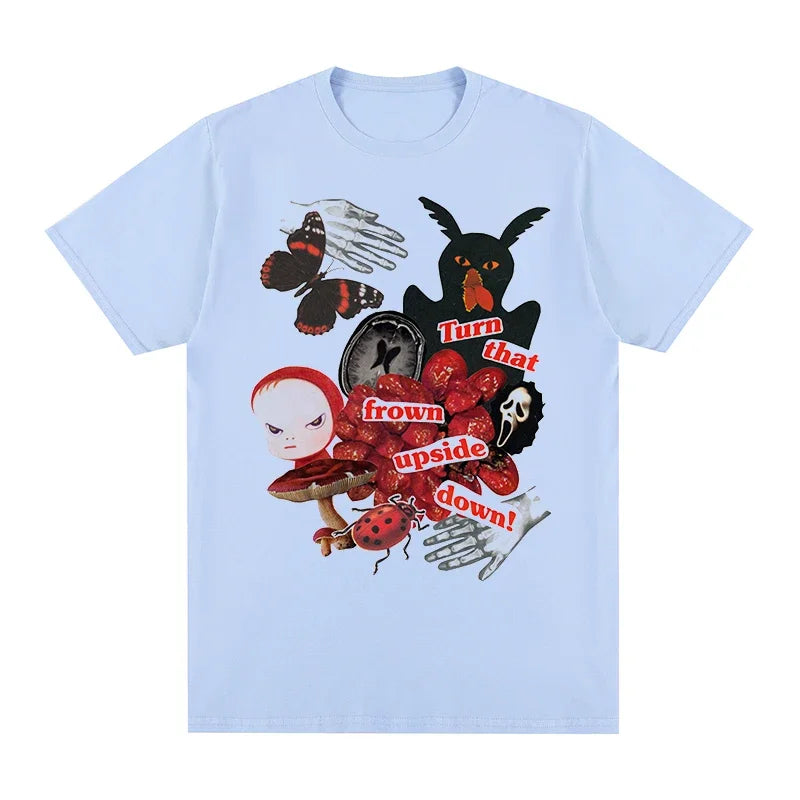 T-shirt Yoshitomo Nara Ukiyoe pour hommes et femmes, en coton, nouvelle volatilité, médicaments
