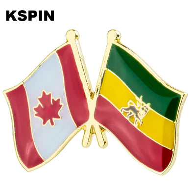 Canada Flag Badge Brooch Natinal Lapel Pins Flag Lapel Pins Country Flag Badge